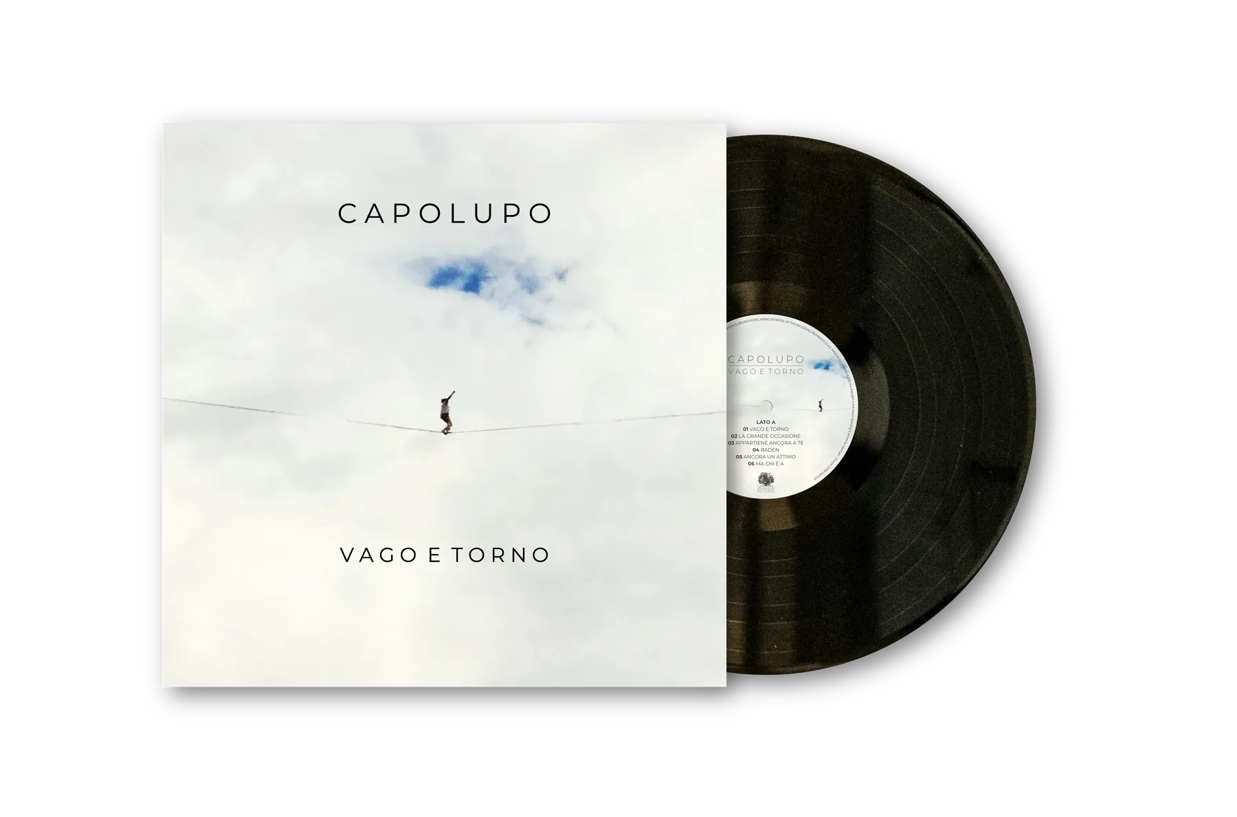 Copertina e vinile di Vago e torno, album 2026